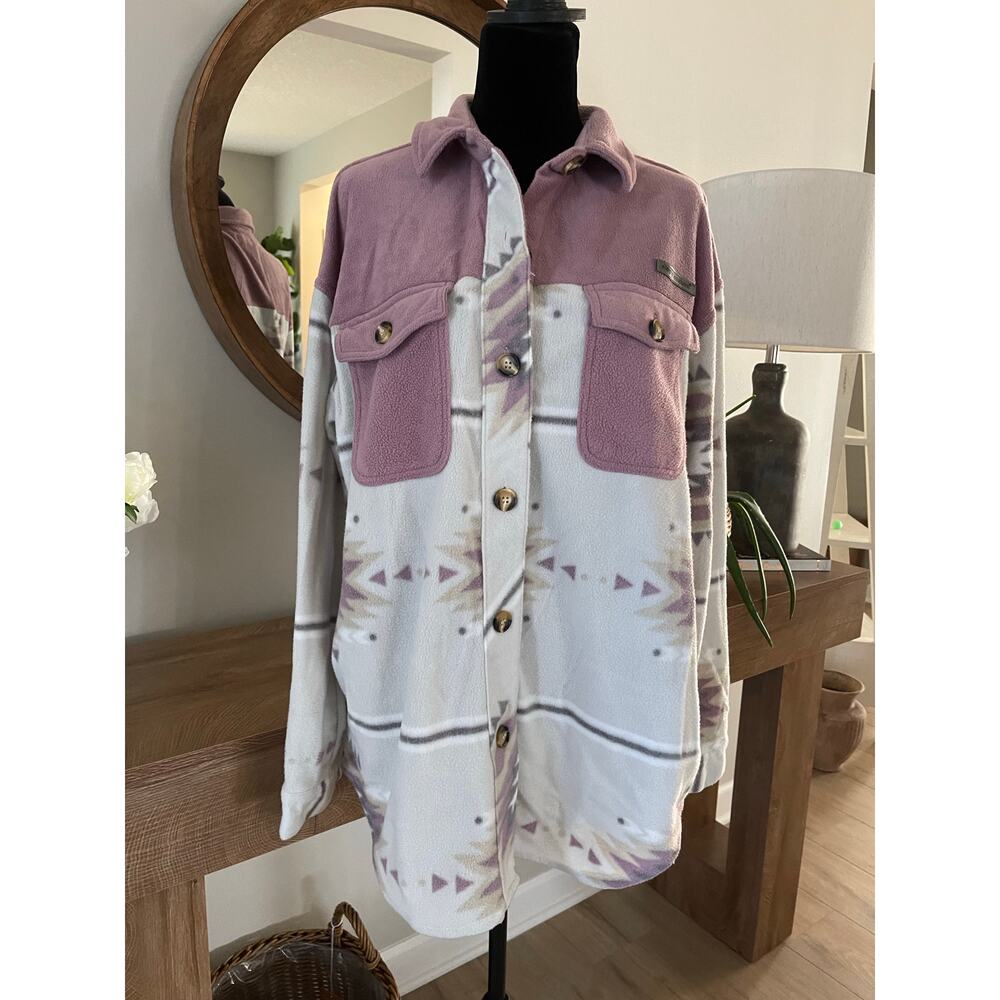 Simply southern fleece button up